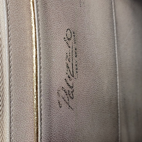 FLAWED! Vintage Palizzio 1950s-1960s Lizard Brown Gold Hardware Clutch Bag - Picture 5 of 12